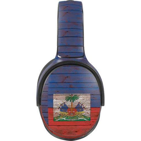 Haiti Flag Dark Wood Skullcandy Venue Skin